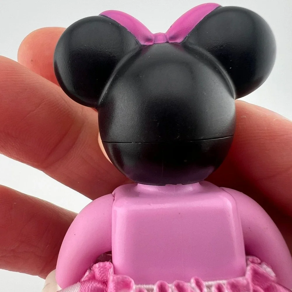 LEGO DUPLO Minnie Mouse Figure Pink Dress Fabric Skirt Disney